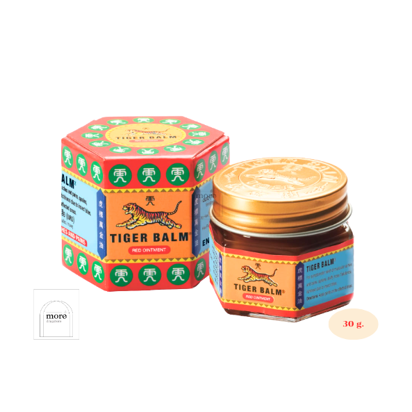 Tiger Balm ยาหม่องตราเสือ REd Ointment 30 g.