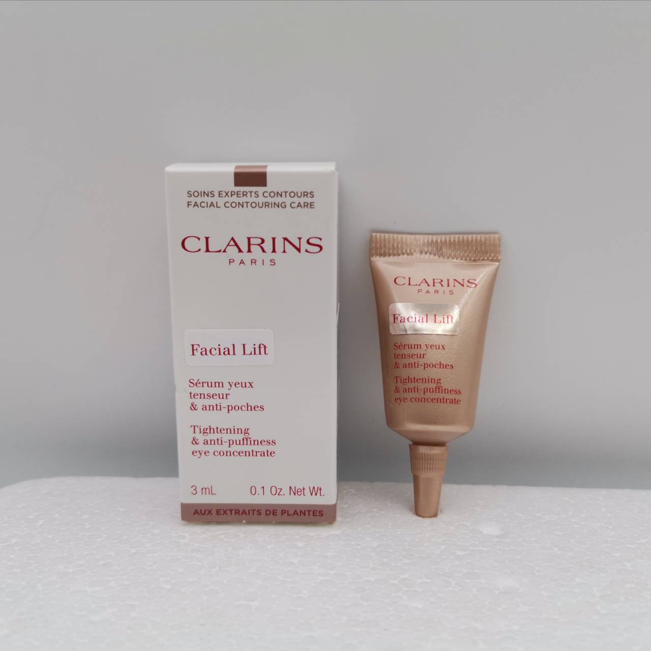 CLARINS Facial Lift Tightening & Anti-puffiness Eye Concentrate 3 ml.