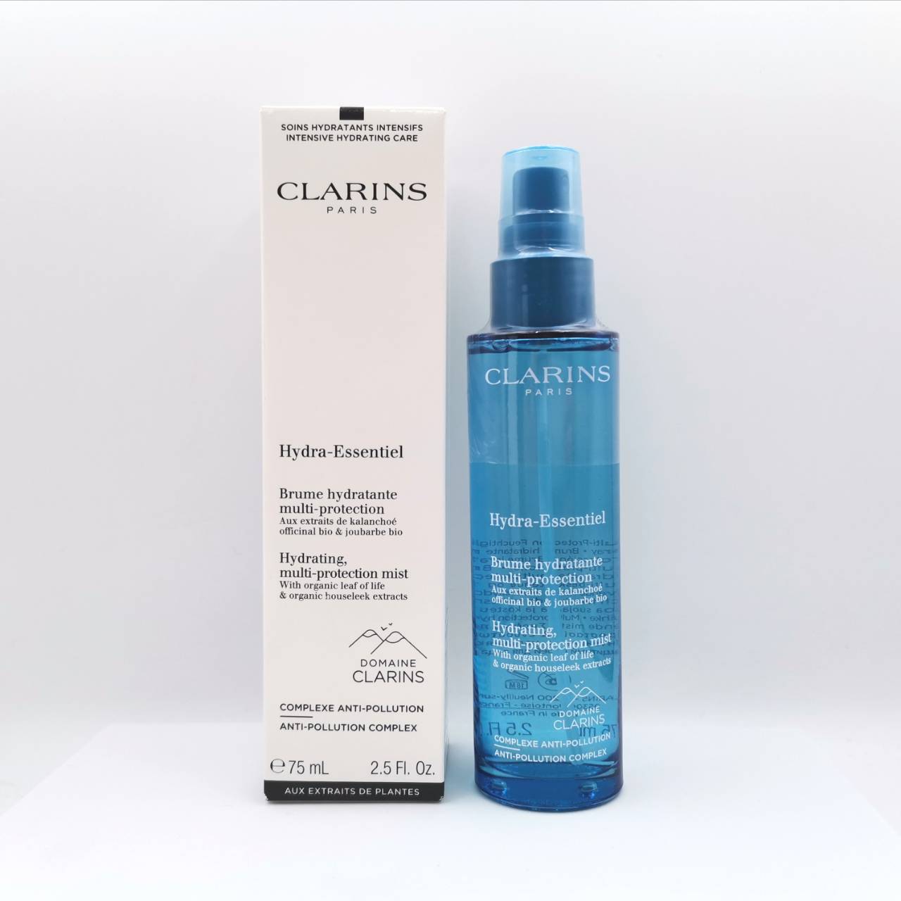 Clarins (Tester) Hydra-Essentiel Hydrating Multi-Protection Mist 75 ml.