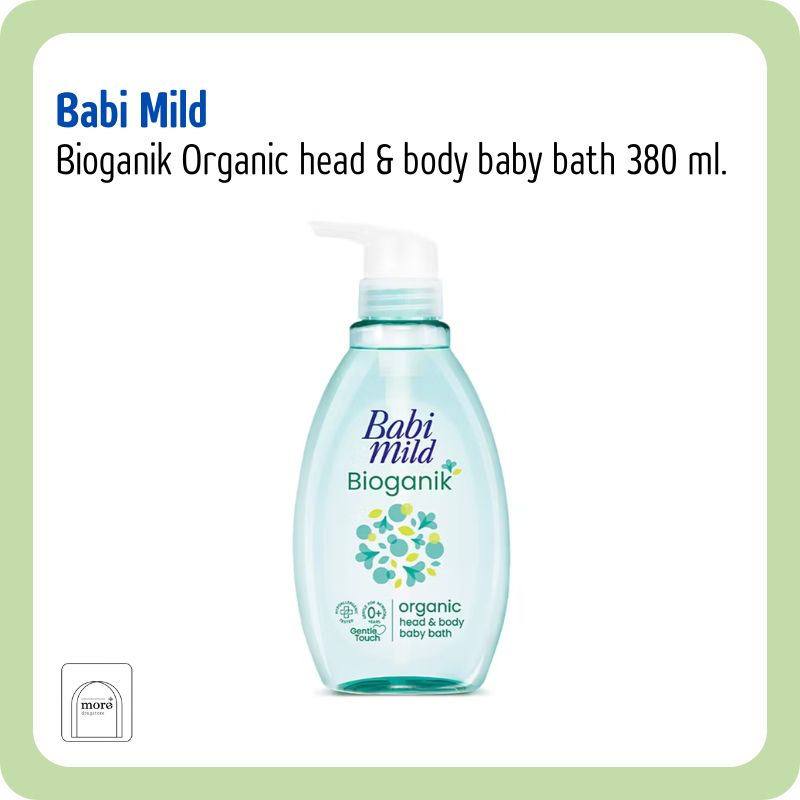 Babi Mild Bioganik Organic head & body baby bath 380 ml.