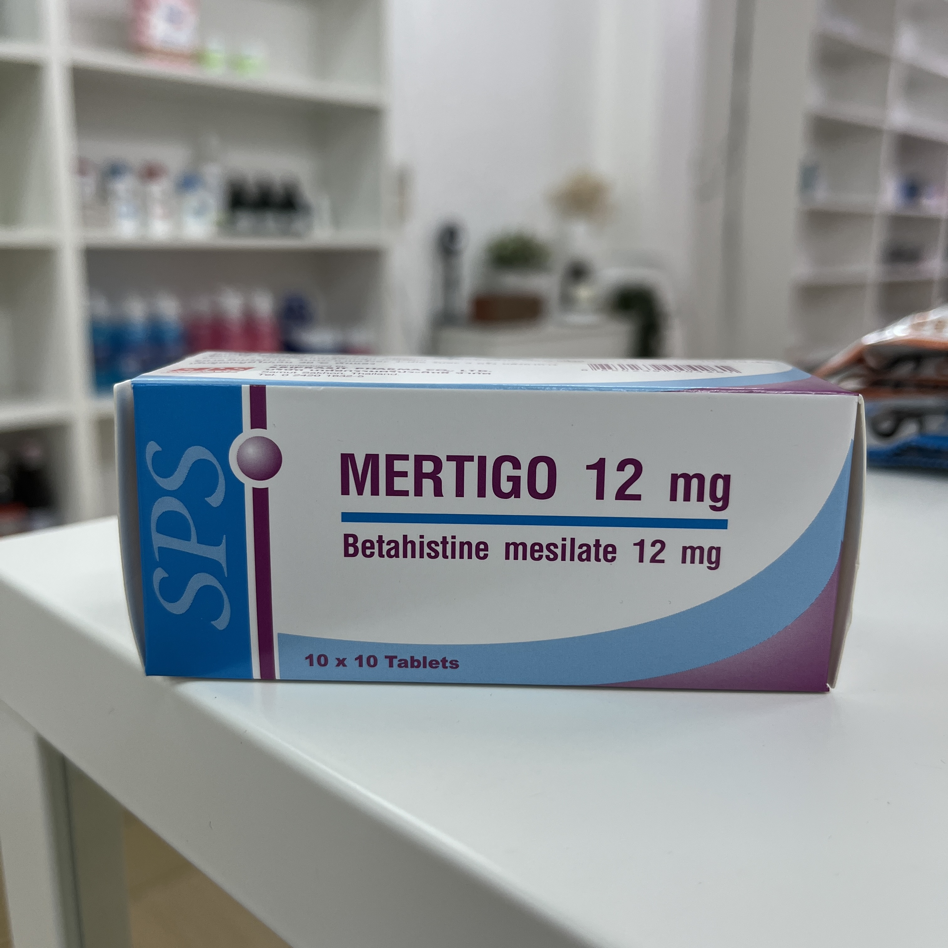 MERTIGO 12mg 10'S (แผง)