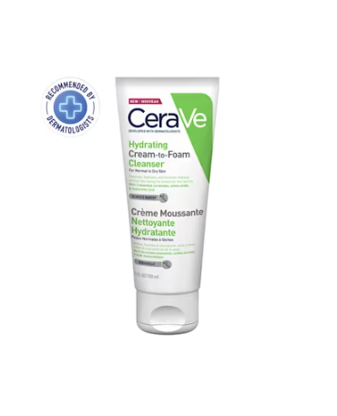 CERAVE Hydrating Cream To Foam Cleanser 100ml.