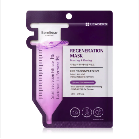 Leaders Regeneration Mask Boosting & Firming 28 ml. มาสก์แผ่น