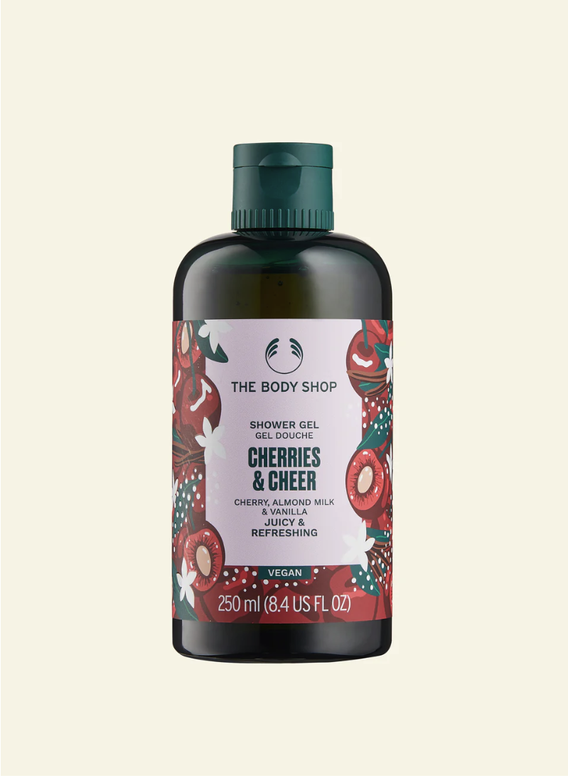 The Body Shop Shower Gel Cherries & Cheer 250 ml.(Limited)