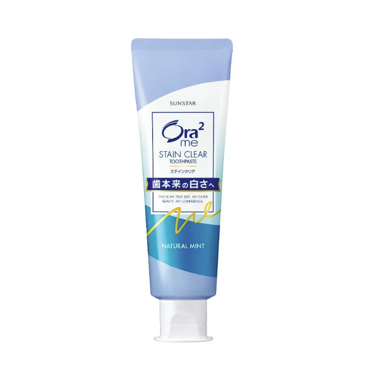 ยาสีฟัน Ora2 Me Stain Clear Mild Natural Mint Toothpaste 140g.(กลิ่นเนเชอรัลมินท์)