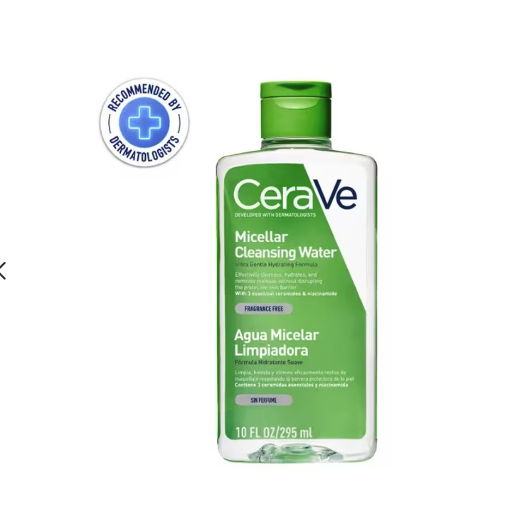 CERAVE คลีนเซอร์เช็ดทำความสะอาดผิวหน้า Micellar Cleansing Water 295 ml.