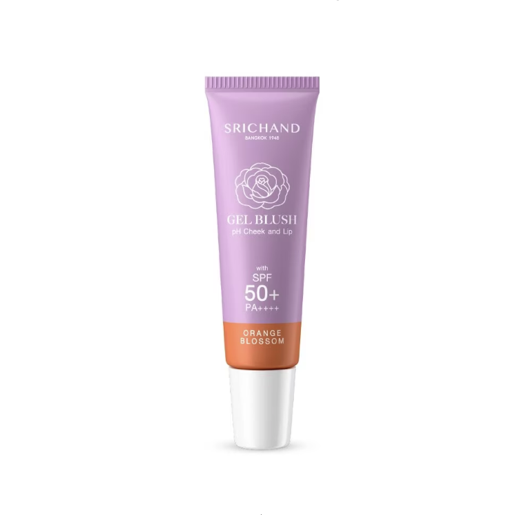 SRICHAND Gel Blush PH Cheek And Lip wih Spf 50+pa++++7 g. #01 Orange Blossom