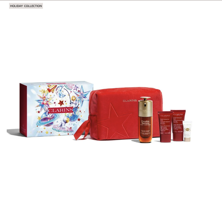 CLARINS ชุดเซ็ตเซรั่ม Double Serum & Super Restorative Collection