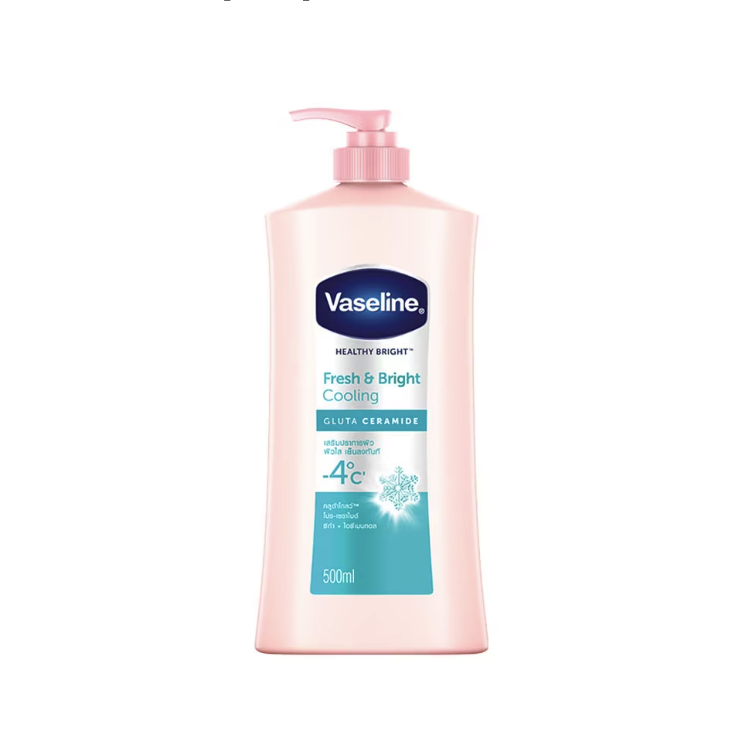 Vaseline Healthy Bright Fresh & Bright Cooling Guta Ceramide 500 ml.