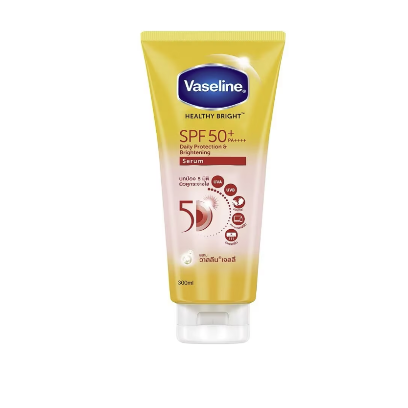 Vaseline Healthy Bright Spf 50+ Pa++++ Daily Protection & Brightening Serum 300 ml.