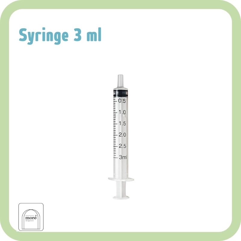 Terumo disposable syringe 3 ml.