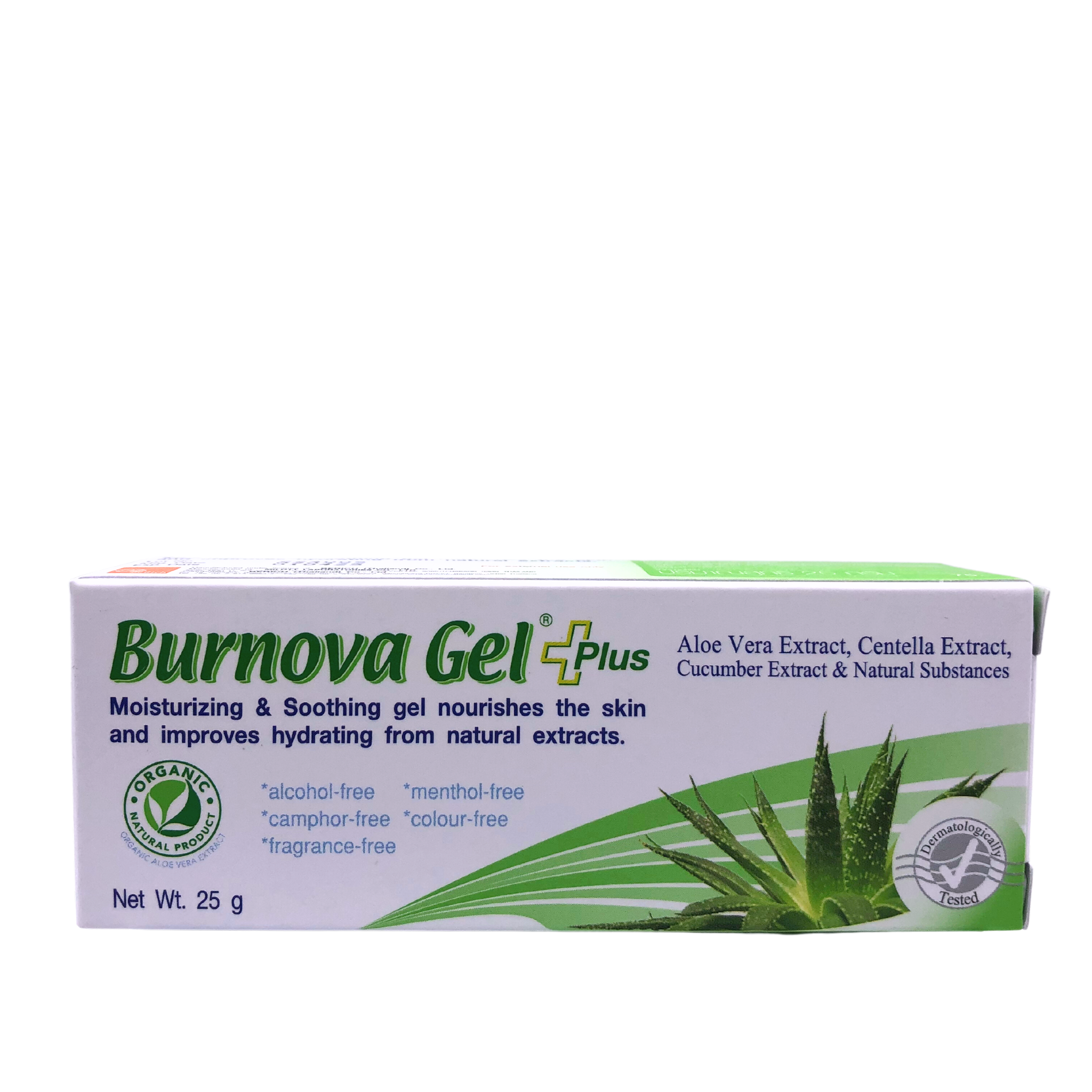 Burnova Gel Plus สีเขียว 25 g.