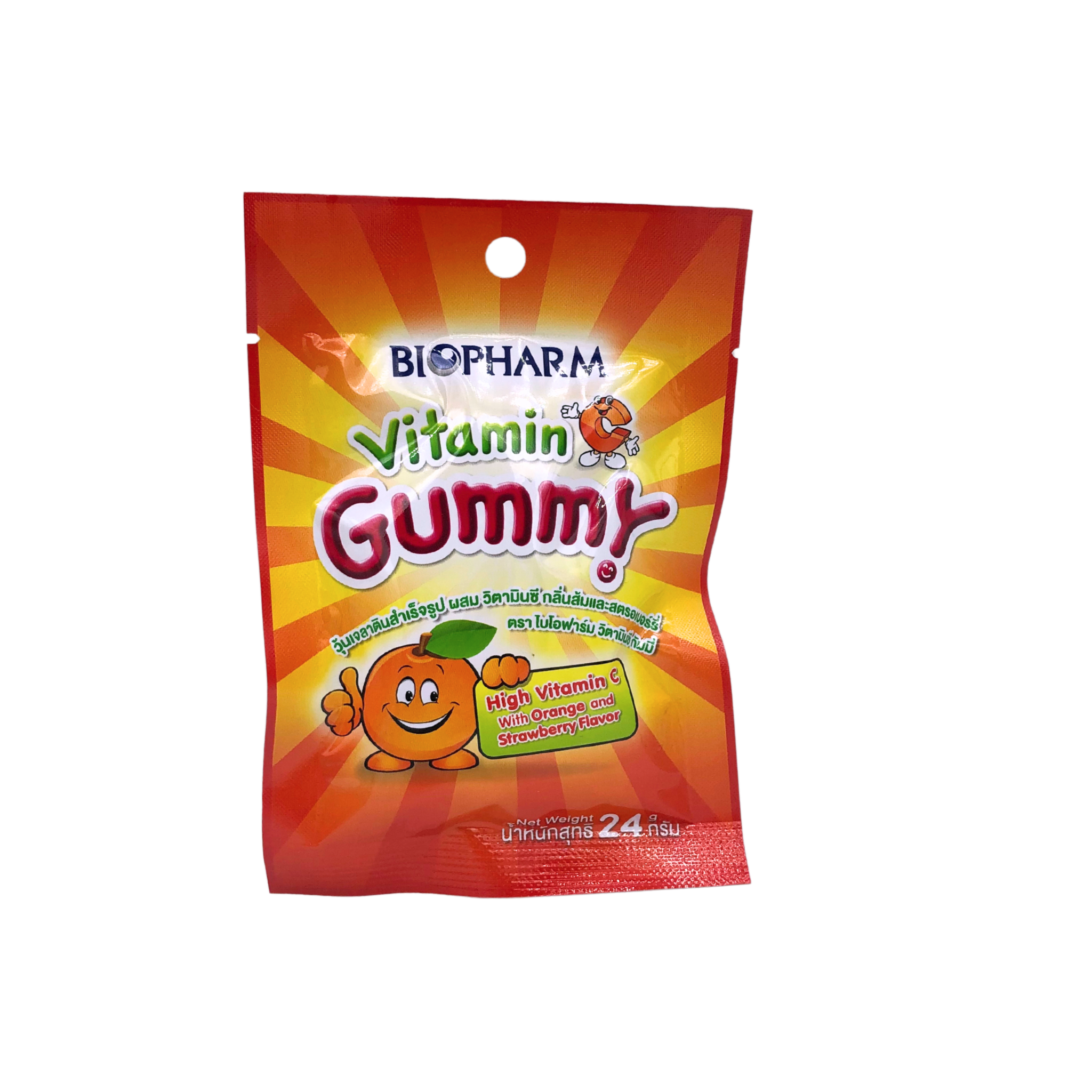 Biopharm Vitamin Gummy Vitamin C สีส้ม 24 g.