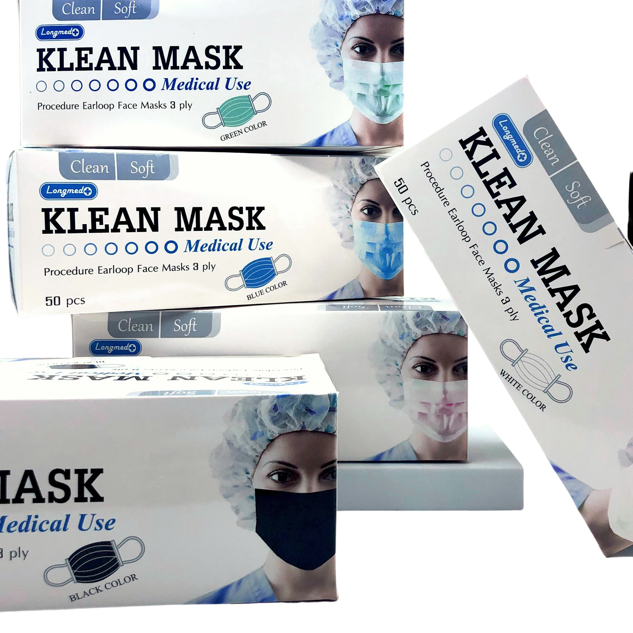 Klean Mask สีดำ กล่อง 50 pcs