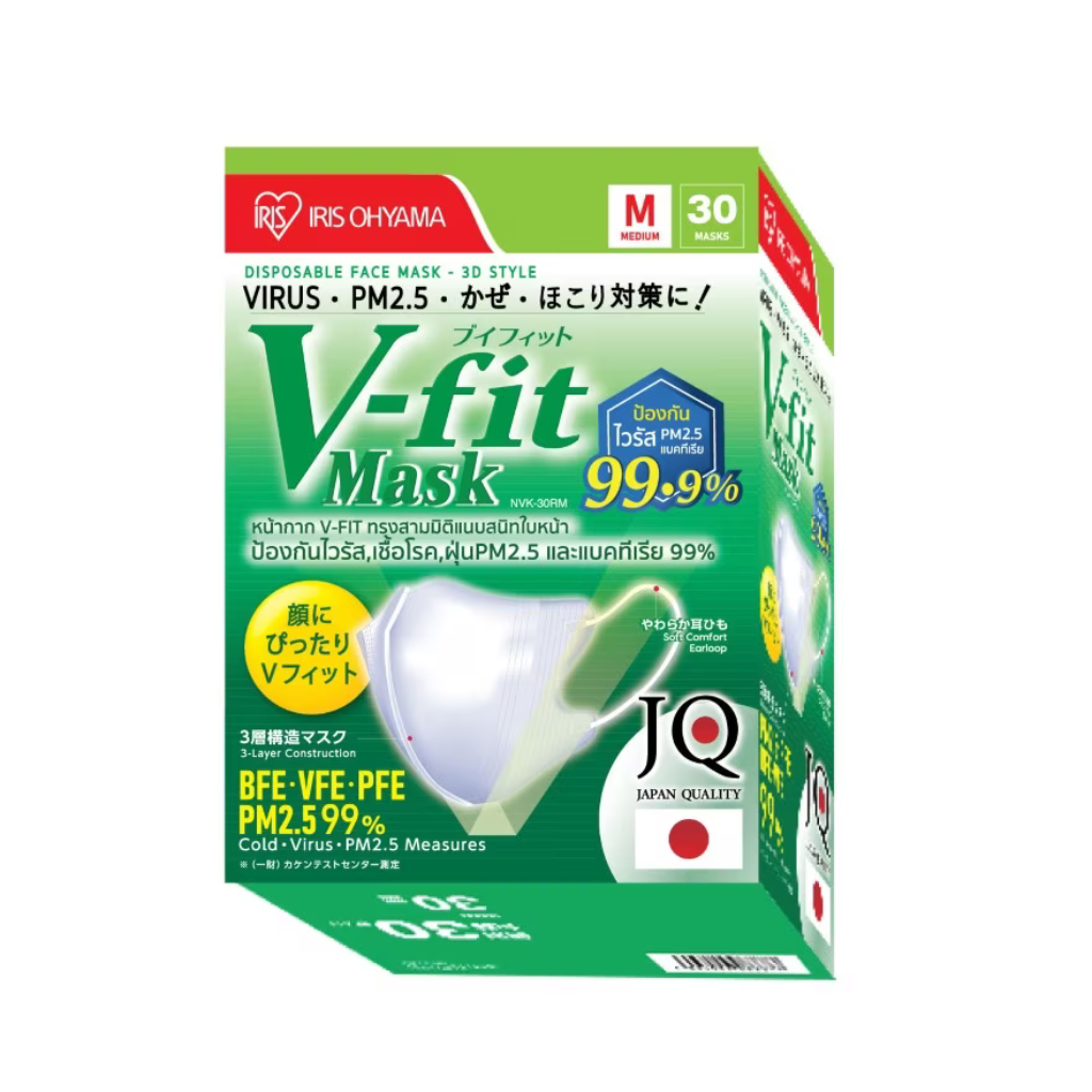 IRIS Ohyama V-Fit Mask 30 ชิ้น (M)