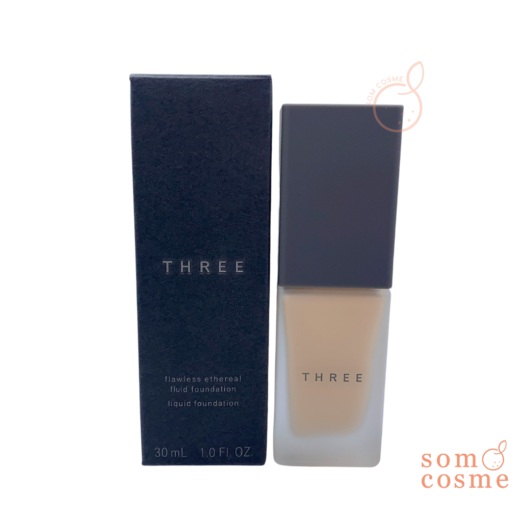 THREE Flawless Ethereal Fluid foundation 30 ml. #203