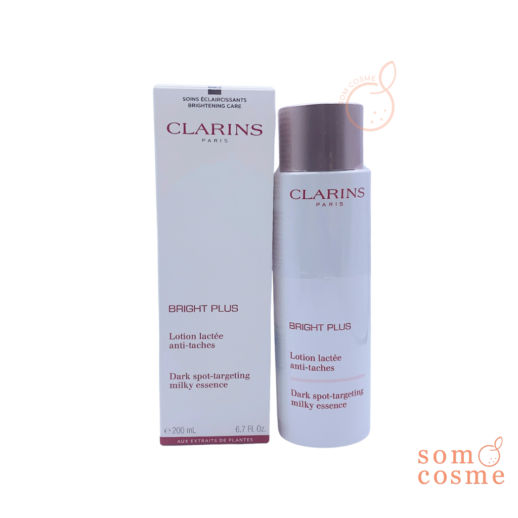 Clarins Bright Plus Dark spot-targeting Milky Essence 200 ml.
