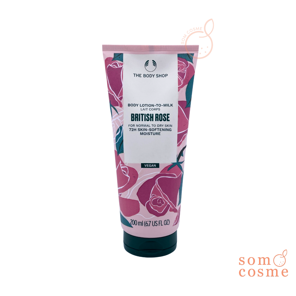 The Body Shop Body Lotion To Milk British Rose 200ml.