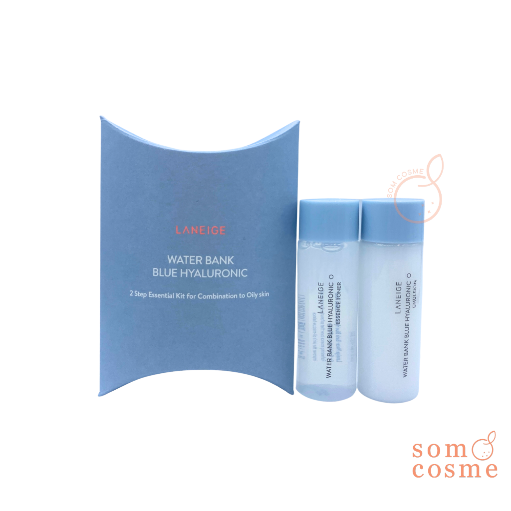 LANEIGE Water bank blue hyaluronic 2 step Essential Kit (Combinnation to Oily skin )