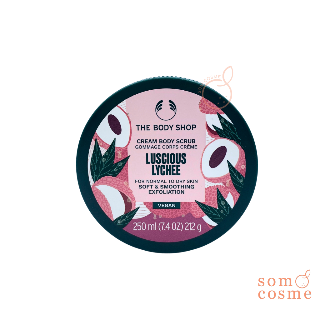 The Boby Shop Cream Body Scrub Luscious Lychee 250 ml.