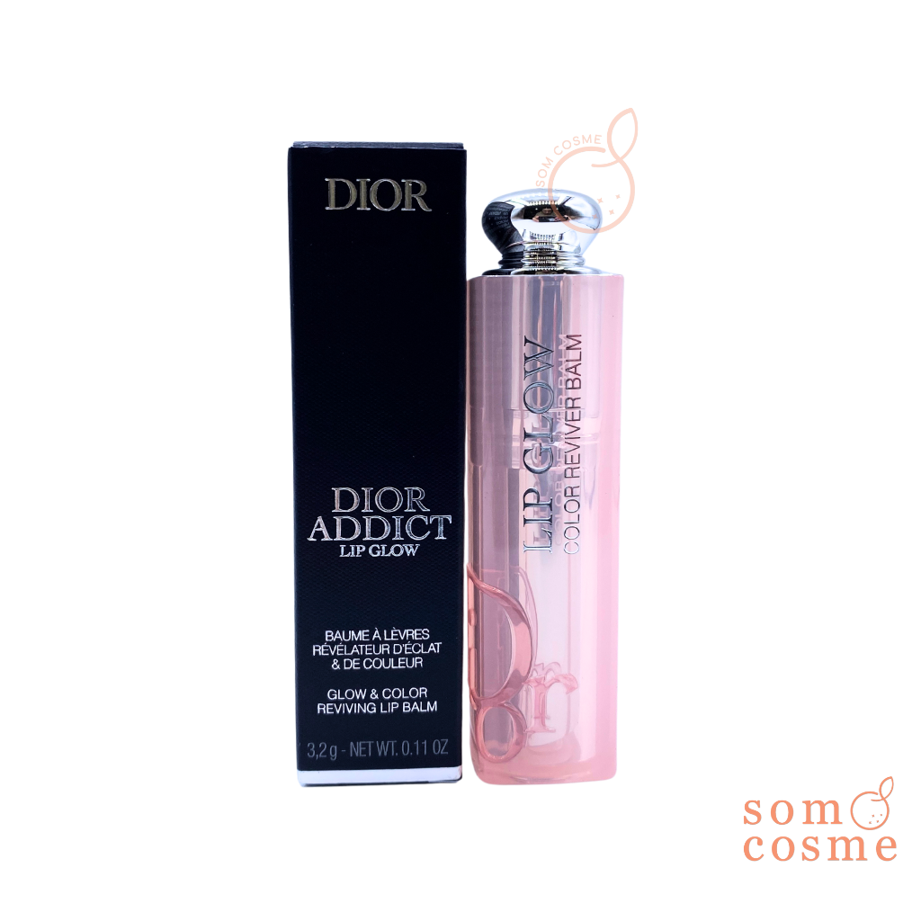 DIOR Addict Lip Glow Natural Glow Custom color reviving lip balm 3.2g #001 Pink