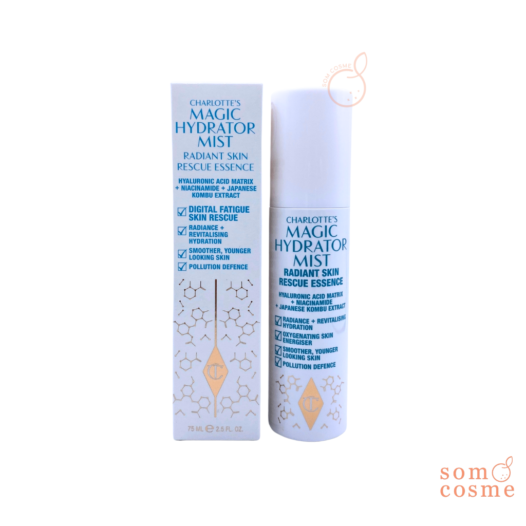 Charlotte Tilbury ผลิตภัณฑ์บำรุงผิวหน้า Magic Hydrator Mist Radiant Skin Rescue Essence 75 ml.