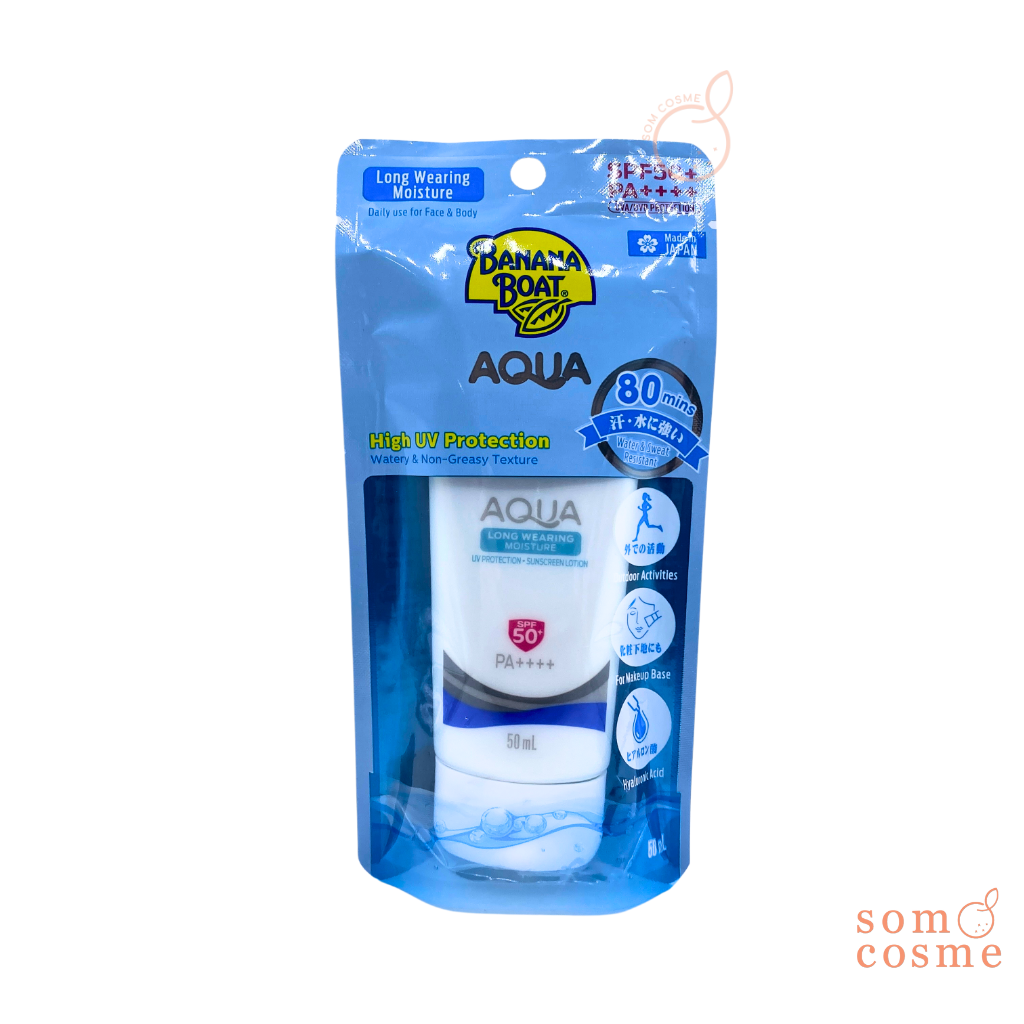 Banana boat Aqua Long Wearing Moisture Hight UV Protection Spf 50+ pa++++ 50 ml.