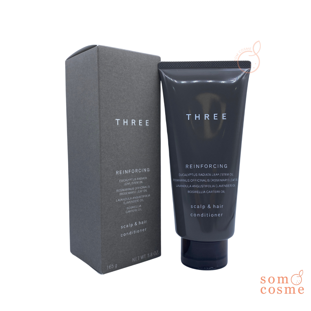 THREE ครีมนวดผม Reinforcing Scalp & Hair Conditioner 165g.