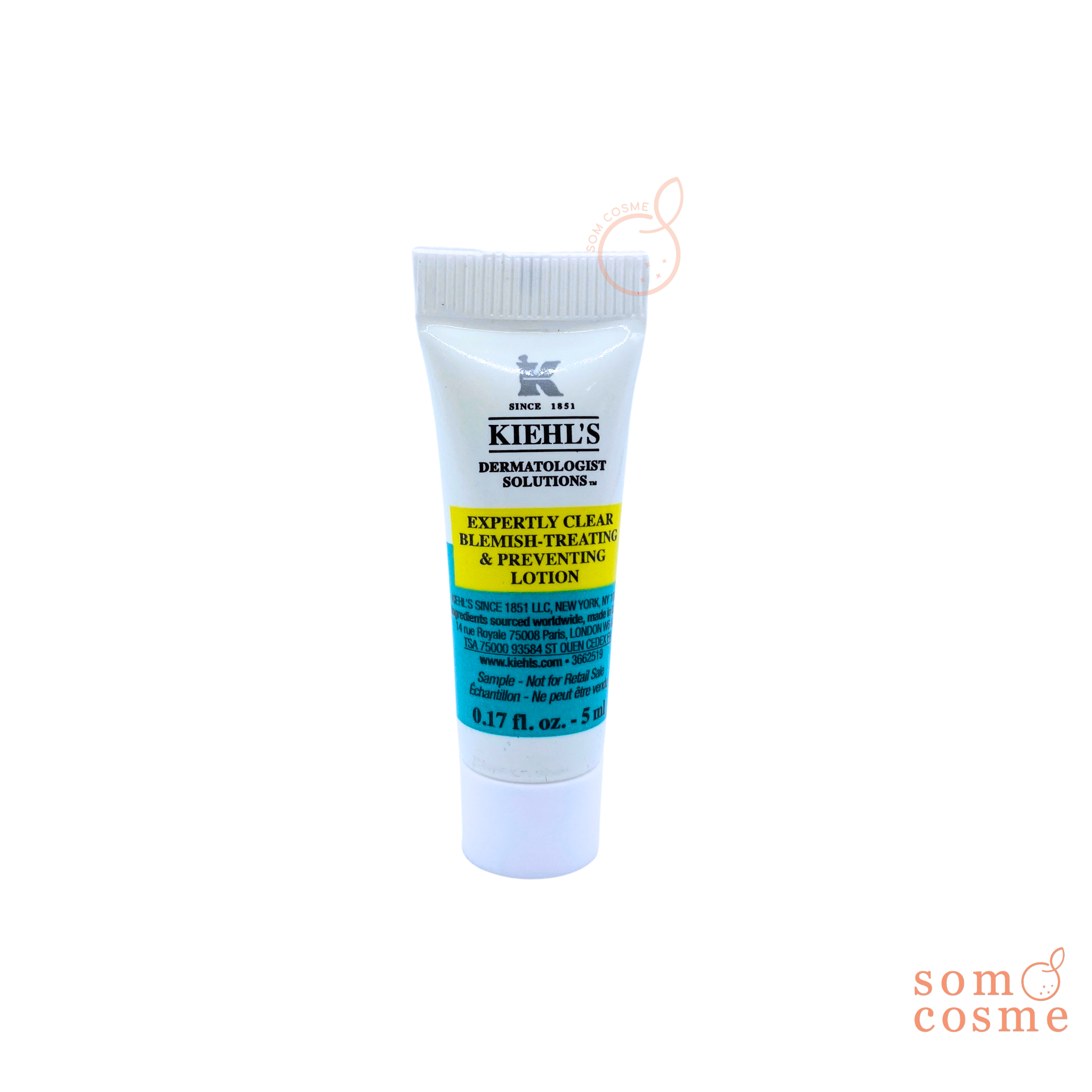 Kiehl's expertly Clear Blemish Treating & Preventing Lotion 5 ml.