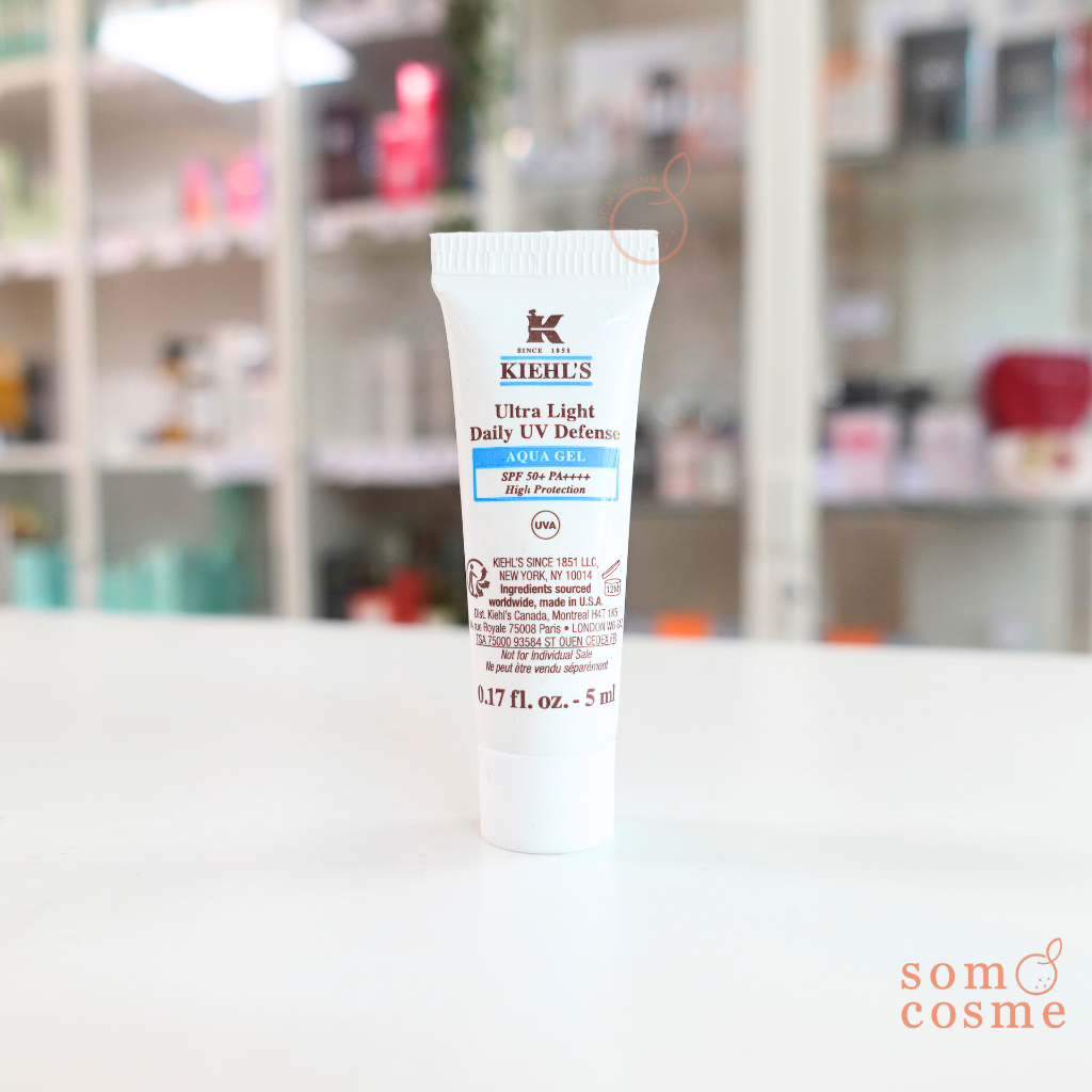 Kiehl's ผลิตภัณฑ์กันแดด Ultra Light Daily UV Defense Aqua Gel Sunscreen SPF 50 PA++++ 5 ml.
