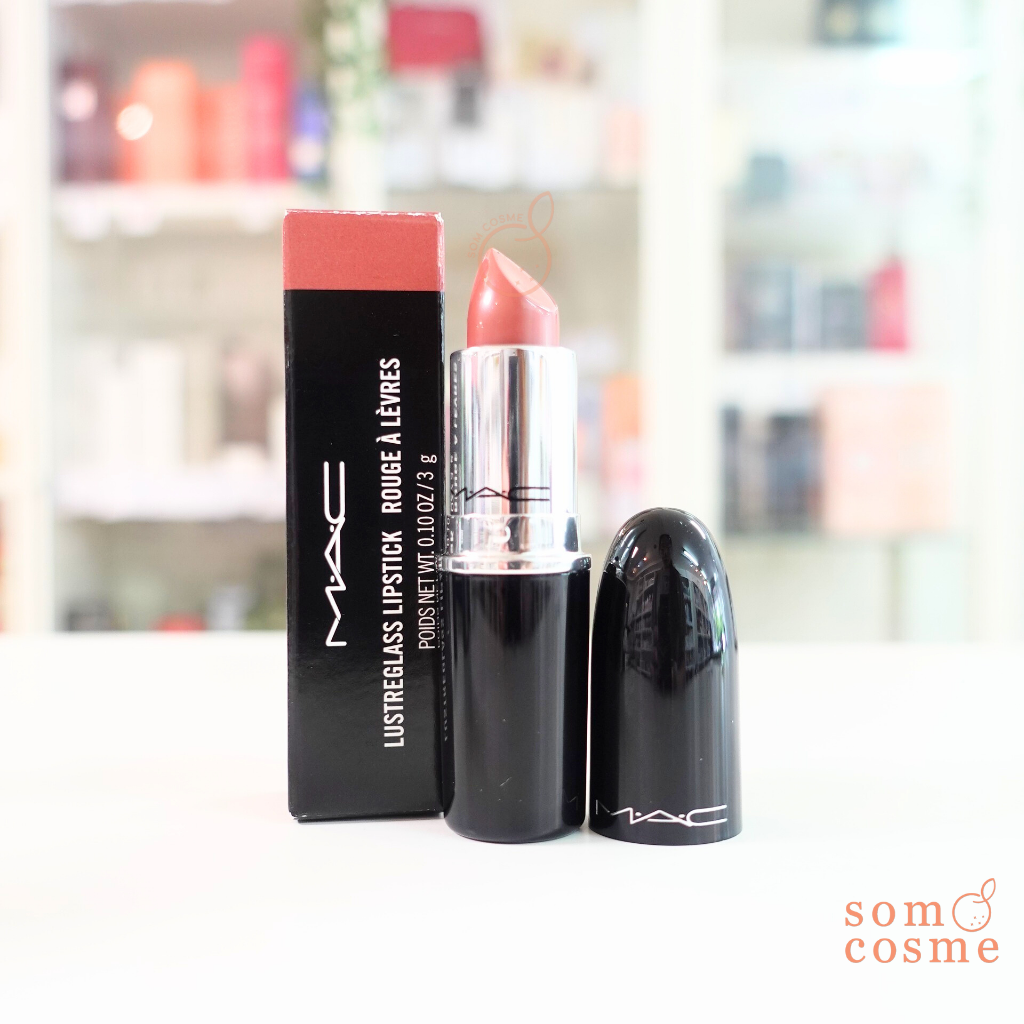 MAC ลิปสติก Lustreglass Lipstick 3g.# สี 508 Hug Me