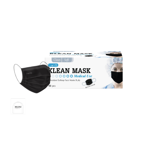 Klean Mask สีดำ กล่อง 50 pcs
