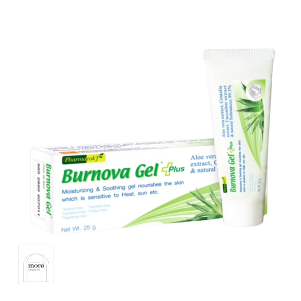 Burnova Gel Plus สีเขียว 25 g.