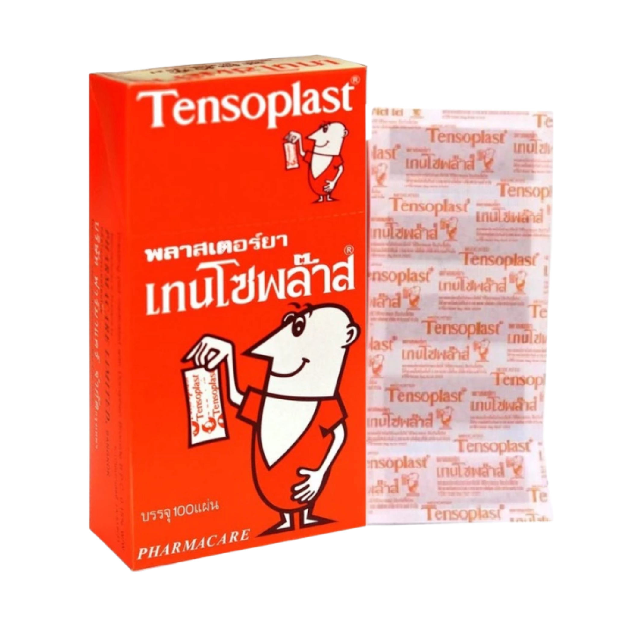 Tensoplast พลาสเตอร์ ชนิดผ้ายืด 1 แพ็ค/4 ชิ้น