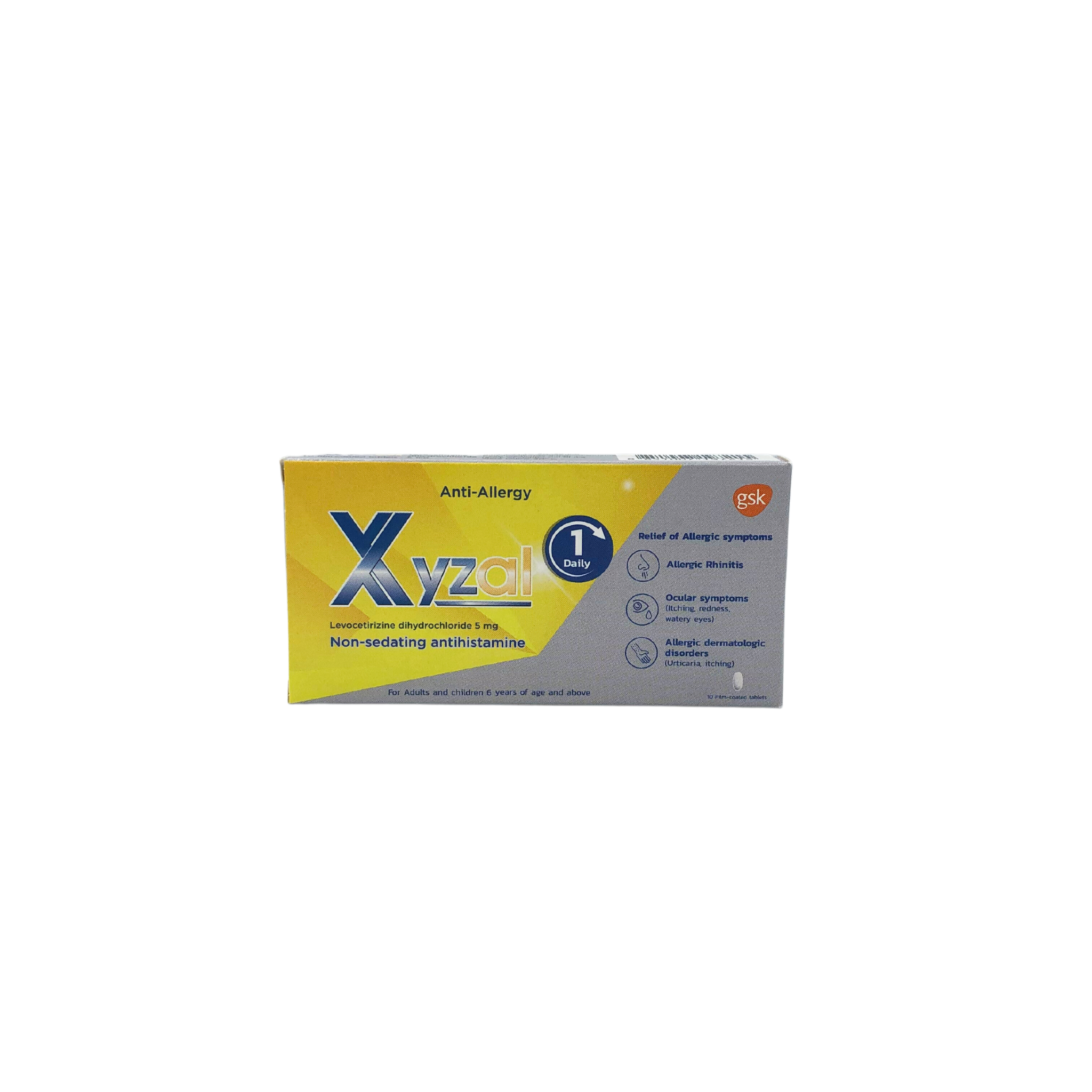 Xyzal 10’S แผง
