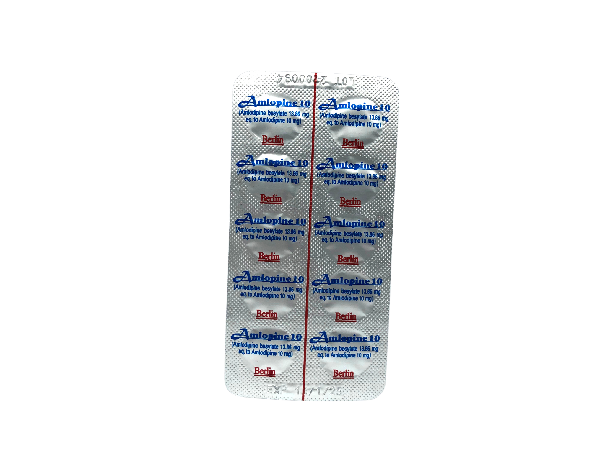 AMLOPINE 10 mg. 1 แผง