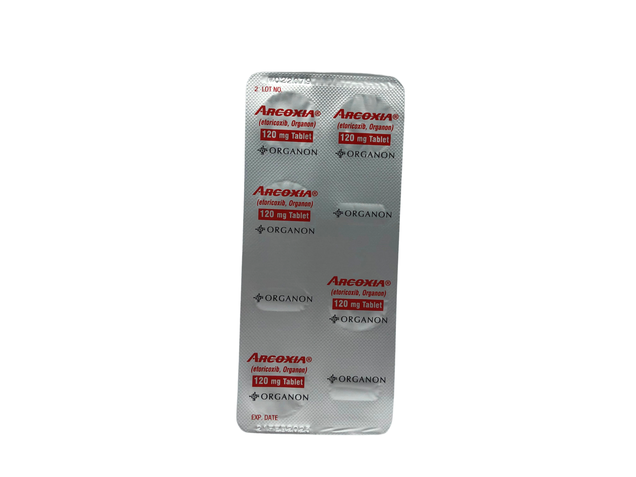 Arcoxia 120 mg แผง