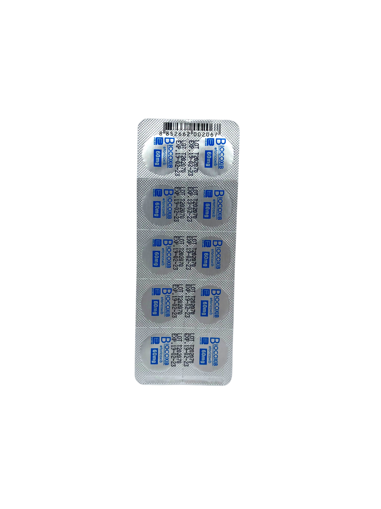 Biocoxib 60 mg. 10’S แผง
